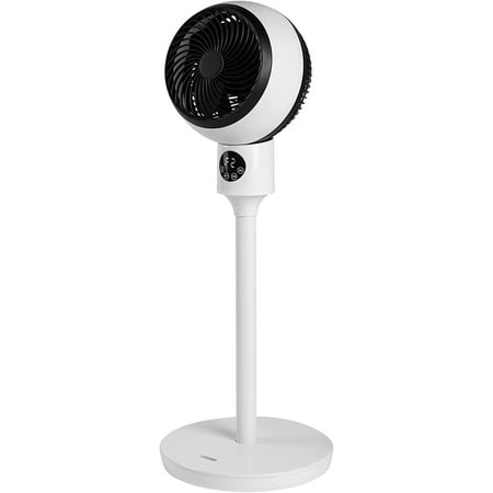 

HealSmart Pedestal Fan 3 Speeds Circulating Stand Fan 70° Oscillating Fan Vented Stand Fan for Quiet Spaces White
