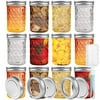 VIEWALL Glass Mason Jars with Lids & Bands, Mason Canning Jars Top Food Storage Caps for Jam Honey Wedding Favors Shower Favors and DIY Magnetic Jars and more
