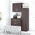 thumbnail image 1 of Pemberly Row 3 Piece Modular Closet Storage Set With Cabinets in Storm Gray, 1 of 8