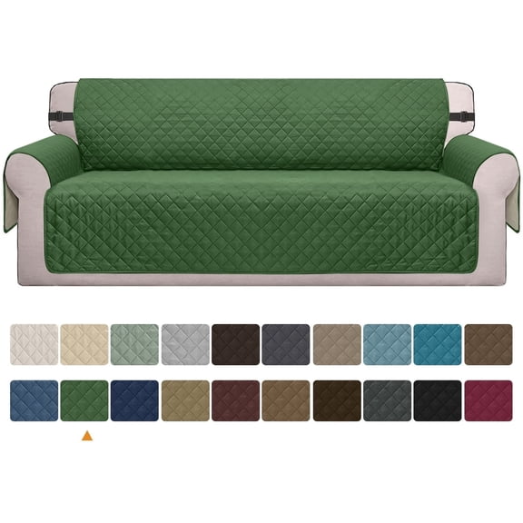 suxuMhao Oversized Sofa Cover 4 Seater Couch Cover-Washable Pet Sofa Cover,Couch Slipcover for Sofa,Durable Couch Covers for Pets Washable,Perfect Fit for 4 Seater Couch (Green, 1 Piece)