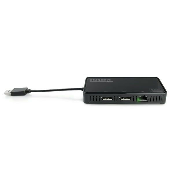 Plugable DisplayLink 4K Dual Monitor Adapter with USB 3.0 to