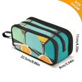 thumbnail image 4 of FORMRS Pencil Case with 3 Compartments Zipper Pouch, Elementary School Level and up, Orange Glasses, 4 of 8