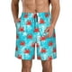 thumbnail image 1 of Balery Crab Swims In The Ocean Traje de Baño Estilo Hawaiano para Hombre, Shorts de Secado Rápido con Bolsillos-3X-Large, 1 of 6