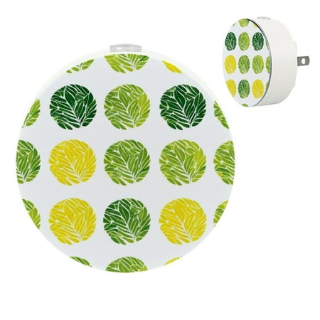 

YZUOUZY Bedside Lamps Night Lights Bedside Lamps Set of 2 Polka Dot Green
