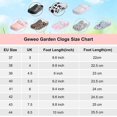 thumbnail image 5 of Zapatos de jardín para mujeres y hombres Mulas de trabajo Zuecos Sandalias ligeras antideslizantes Zapatos para caminar de enfermera ajustables Playa Interior Exterior Cómodo Slippe, 5 of 5