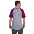thumbnail image 2 of Tee-Shirt de Baseball à Manches Courtes 2.0 L Athlétique Gris Chiné/marron, 2 of 3