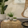 thumbnail image 2 of Sagebrook Home Ceramic 6" Planter with Saucer, gray, 2 of 3