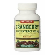 Optimum Cranberry Supplement Optimum 425 mg Strength Capsule, 100 ea (Pack of 2)