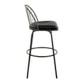 thumbnail image 2 of LumiSource Brown Riley Claire 30" Fixed-Height Barstool - Set of 2, 2 of 4