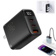 thumbnail image 1 of 3-in-1 GaN Fast Charger 65w 2025 Super Fast Charger Module With 2 Type-C USB Ports Portable 1 Fast Charging Adapter Wall Plug For Phone Tablet Lapt, 1 of 8