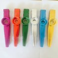 thumbnail image 3 of Instrumento musical pequeño de metal - Kazoo profesional para niños Juguete de Navidad para niños (Plata), 3 of 5