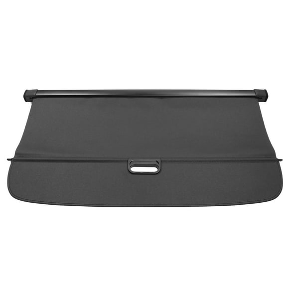 Ikon Motorsports Cargo Cover Compatible With 2016-2022 Lexus RX350 RX450h All Models PVC & Aluminum Rod Black Security Rear Trunk Cover Security Retractable Shield