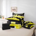 thumbnail image 4 of YST Girls Dance King Comforter Set, 7-Piece, Gymnastics Theme, Black Yellow, 4 of 4