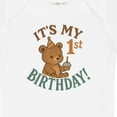 thumbnail image 4 of Inktastic Cute Teddy Bear 1st Birthday Celebration Boys or Girls Baby Bodysuit, 4 of 5
