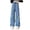 Blue, variant on Girls Baggy Jeans Size 6 High Waisted Pull on Loose Denim Pants Loose fit Plain Casual Pants Girls Back To School Clothes