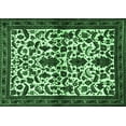 thumbnail image 1 of Ahgly Company Indoor Rectangle Persian Emerald Green Traditional Area Rugs, 2' x 3', 1 of 4