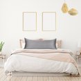 thumbnail image 2 of Unique Bargains 2 Pack Silky Satin Body Pillow Cases Grey 21" x 48", 2 of 7
