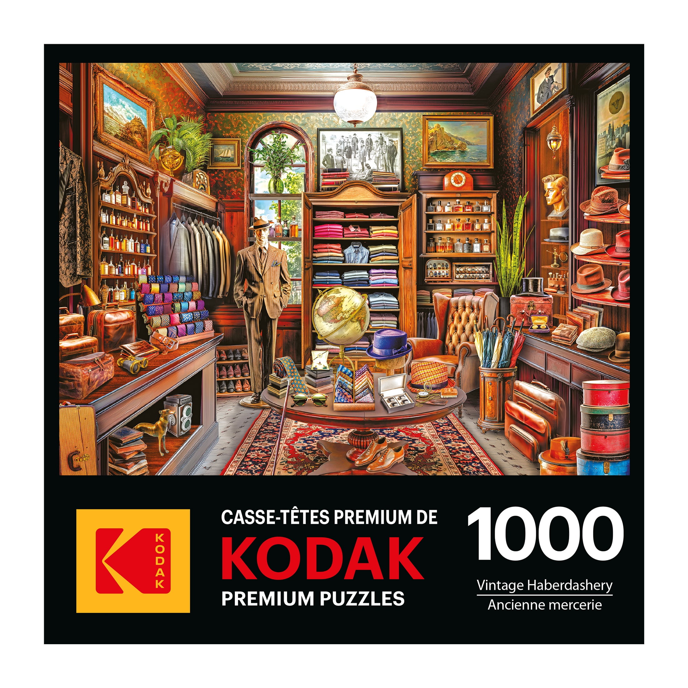 RoseArt Kodak 1000-Piece Vintage Haberdashery Adult Interlocking Puzzle