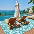 thumbnail image 3 of DODOING Outdoor Rugs Carpet for Patio 4'x 6'/6'x 9'/5'x 8' Waterproof Plastic Straw Large Area Rug Portable Carpet Floor Mats for RV Camping Deck Picnic Beach Backyard Indoor Outside Decor Clearance, 3 of 8