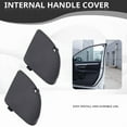 thumbnail image 4 of Inner Interior Inside Door Handle Cover Cap Case Lid for -V 2007 - 2011 Black Color Front=Rear 1 Set,4 x Internal handle cover,Black, 4 of 8