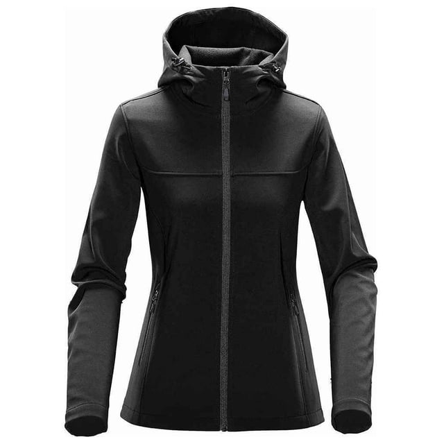 Stormtech - Chaqueta Softshell con capucha Orbiter para Mujer (Negro/Delfín) Stormtech UTPC4464_blackdolphin