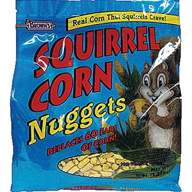 Brown's Squirrel Corn Nuggets Small Animal Food, 5 Lb