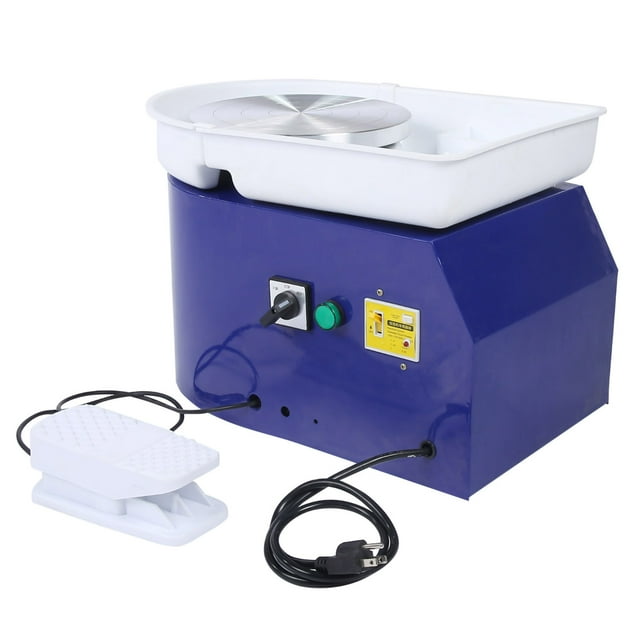 Máquina de cerámica eléctrica con torno, 350 W, 24 cm, sin escobillas, máquina de cerámica eléctrica, rueda de arcilla eléctrica, confiable y duradera