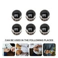 thumbnail image 6 of LOLIPPYY 8Pcs Button Cover Cufflinks Decorative Fashion Accessory for Men's Shirts Office Assorted Color, 6 of 7