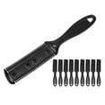 thumbnail image 1 of Peine Para Adelgazar El Cabello De Doble Filo, Peso Ligero, 10 Piezas, Peinado Hecho A Mano, Peine Para Adelgazar El Cabello Engrosado, Recorte Con Cuchillas Para Cabello Fino Para, 1 of 7