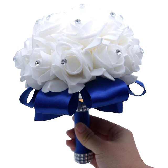 Broche de flores ramo de boda ramos de mariage Pe Rose kaili Sencillez