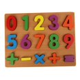thumbnail image 4 of Niños Montessori Número De Letras De Juguetes Tablero De Bloques Digitales re Hugo Juguetes de madera con números de letras en 3D, 4 of 8