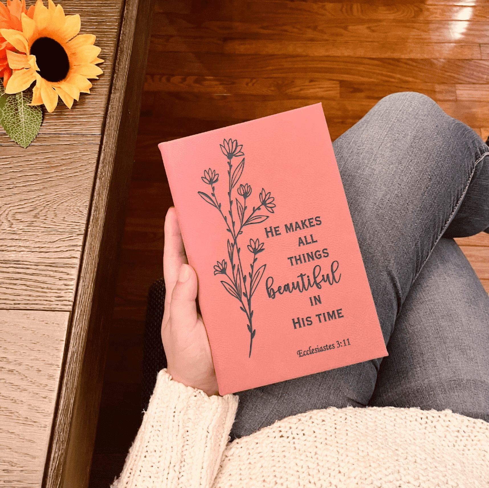 Custom Prayer Journal, Bible Study Journal, Daily Prayer Bible Journal, Prayer Journal for Women men, Bible Accessories Bible Study Supplies