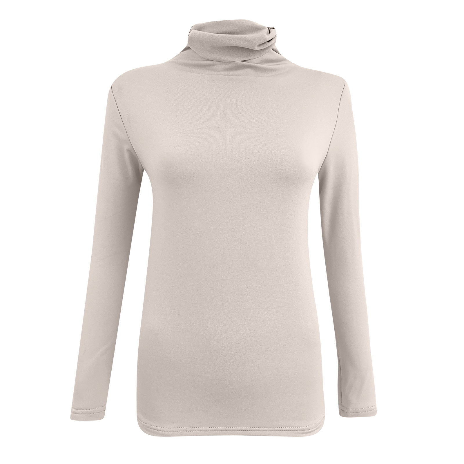 Ladies Soft Thermal Underwear Cold Weather High Neck Long