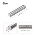 thumbnail image 3 of Unique Bargains M8 x 40mm 304 Stainless Steel Fully Threaded Rod Right Hand Threads 5 Pack, 3 of 4