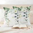 thumbnail image 3 of Sage Green Pillow Covers 2 Pack Eucalyptus Leaf Watercolor Plants Country Pillowcase Waterproof Outdoor Throw Pillow Cover for Patio Garden Square Cushion 16”x16”, 3 of 9