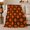 Maple Check, variant on Autumn Buffalo Plaid Maple Leaf Living Room autumn celebration, Warm Flannel Blanket for Living Room and Reading Nook, Festive autumn celebration Scene, Art Lovers autumn celebration Gift