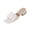 White, variant on Summer Womens Sandals Fashionable Casual Wearable Outerwear Versatile Open Toe Low Heel Slippers