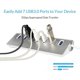 thumbnail image 4 of Hub USB de alta velocidad USB 3.0 de 7 puertos - Hub USB de transferencia de datos de siete puertos de aleación de aluminio triangular compatible con PC, Imac, Macbook, Windows, USB Flash D, 4 of 5