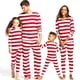 thumbnail image 3 of Conjuntos navideños para padres e hijos más vendidos, conjunto exclusivo con estampado de rayas rojas y blancas, 2024, 3 of 5