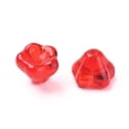 thumbnail image 3 of Czech Glass Beads Transparent/Imitation Opalite/Electroplated/Gold Inlay Color/Dyed/Opaque Flower Mixed Color 8.5x6.5mm Hole: 1mm 237~243pcs/bag, 3 of 3