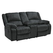 Signature Design by Ashley Draycoll Power Reclining Loveseat in Slate