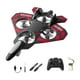 thumbnail image 3 of Avión de control remoto portátil, 2 velocidades, ajustable, helicóptero de , juguete volador para exteriores, aeronave de fija. Rojo con 1 batería, 3 of 8
