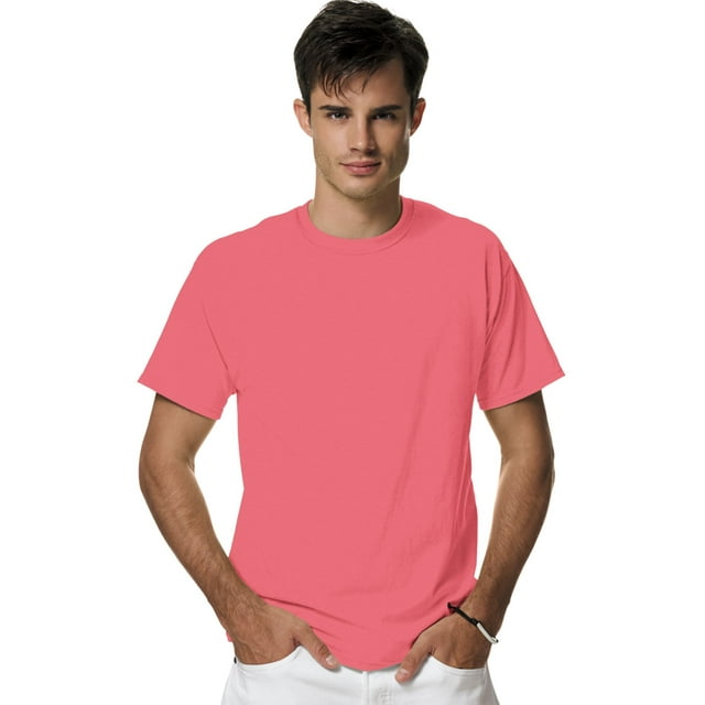 Hanes Adult X-Temp Unisex Performance T-Shirt, S, Charisma Coral