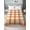 Burnt Orange, variant on Twin Flat Sheet Only Vintage Gingham Orange Plaid Soft Microfiber Cooling Bedding Sheets Ombre Gradient Grid Flat Bed Sheet for Hotel,Home Decor