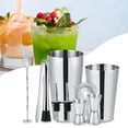 thumbnail image 3 of Ensemble de 10 Pcs Shaker, Ensemble de Shaker à Cocktail, Ensemble de Shaker à Boston pour Kit Martini, 3 of 9