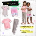 thumbnail image 4 of Body Glove Clothes Girls’ 4-Piece Active Outfit Set – Includes 2 Graphic Tees, Jogger Pants & Shorts, Comfortable Everyday Clothing for Toddler to Big Girls Sizes (2T-12), 4 of 9
