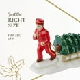 thumbnail image 7 of Spode Christmas Tree Miniature Christmas Village Figural Decoration, Snowy Christmas Village Set, Ceramic Holiday Decor - Festive Holiday Decorations for Indoor Display (Bell Hop), 7 of 7
