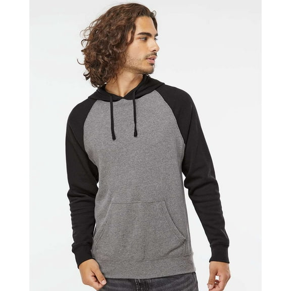 Independent Trading Co. - New Men - IWPF - Unisex Special Blend Raglan Hooded Sweatshirt