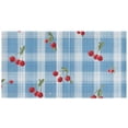 thumbnail image 3 of Hard Shell Ring Binder With Clip Holds 200 Sheets Office Home Organization Small Red Cherries, 3 of 10