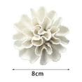 thumbnail image 7 of Ceramic Flowers Wall Decoration Wall Hanging Art Decor Handmade Ornament for Bedroom Living Room Home Farmhouse Hallway Room Carnation 8cm, 7 of 7